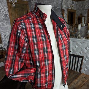 Red Tartan Lightweight Jacket, Men's Small by Heritage 1981